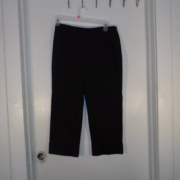 Thalian Wool Blend Mid Rise Crop Pants Sz 12 Made in Romania - Picture 1 of 7